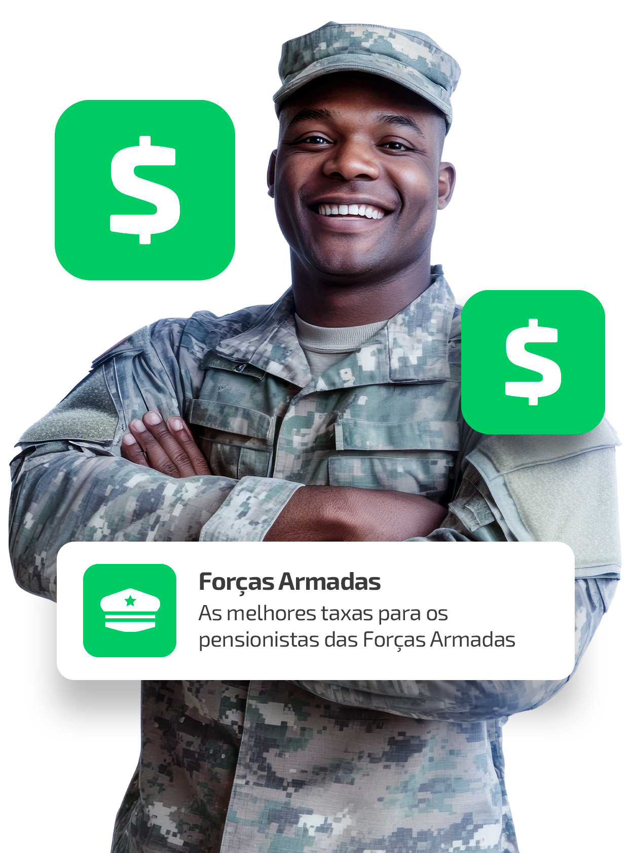 Homem contratando empréstimo